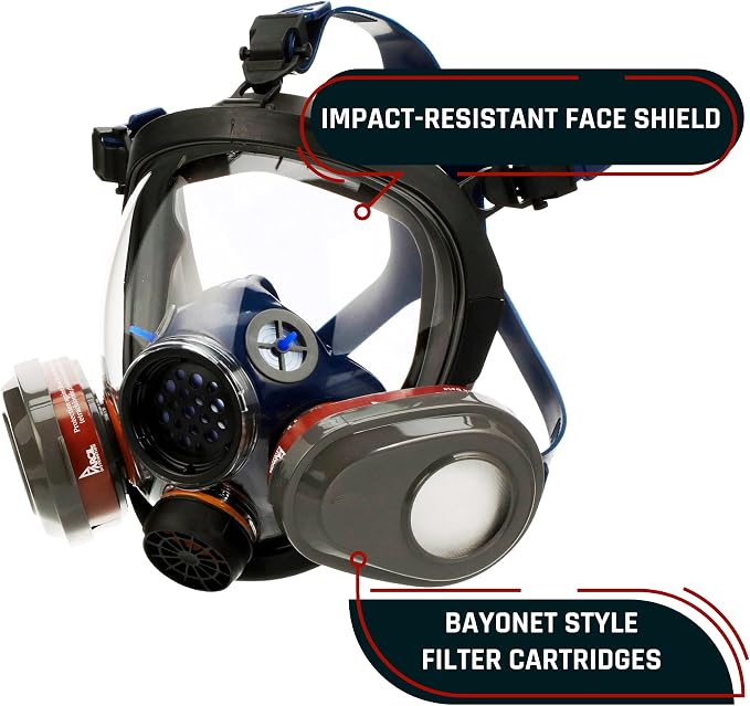 Parcil Distribution Full Face Respirator Mask - Image 2