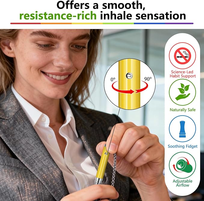 ASTOFLI Breathing Necklace for Anxiety Relief – Flavored Air Breathe Necklace - Image 3