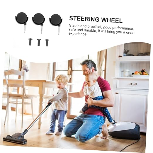 ULTECHNOVO 3pcs Plastic Caster Wheels - Image 6