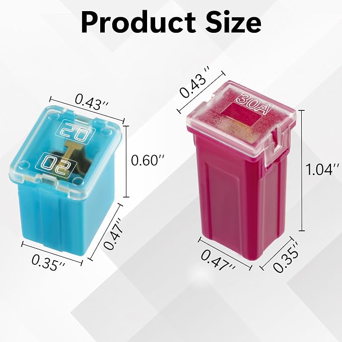 10 PCS Automotive Fuse Assortment - Image 3