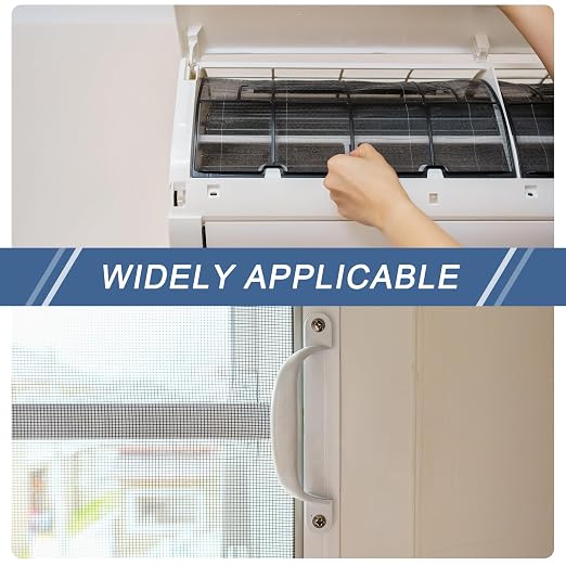 uxcell 60 Mesh 79" x 12" Woven Wire Mesh, 304 Stainless Steel Air Vent Filter - Image 6