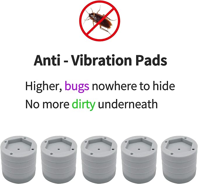 Anti Vibration Pads for Washing Machine- Washer Dryer Noise Reduction& Shock - Image 7