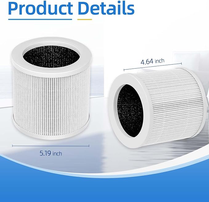 2 Pack A1 Replacement Filter Compatible - Image 3