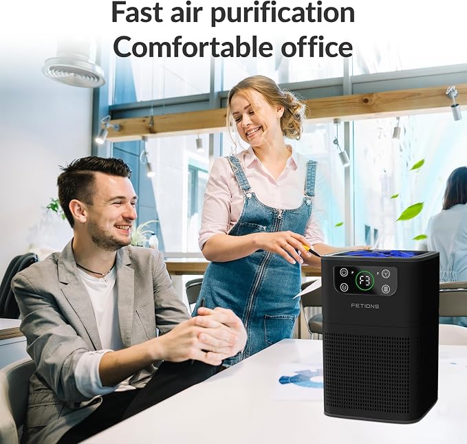 Air Purifier for Bedroom Home, FETIONS Air Cleaner - Image 5