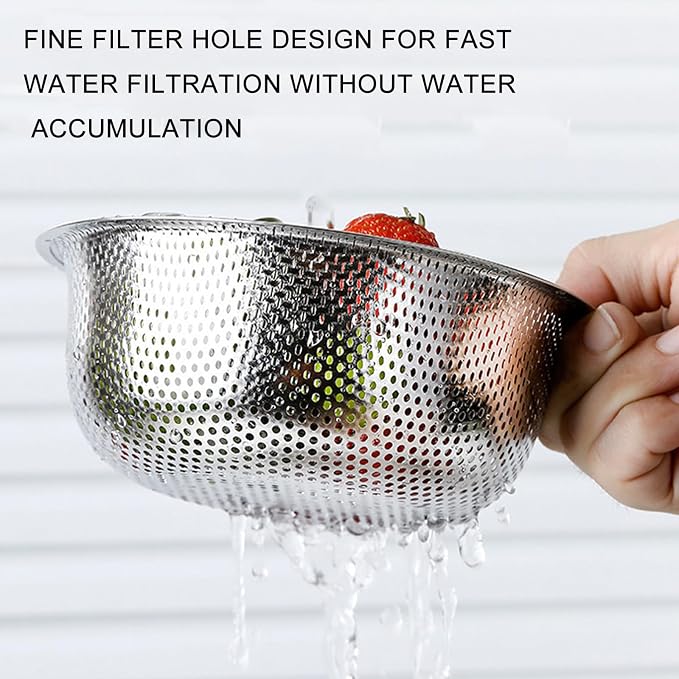 Stainless Steel Sink Faucet Hanging Organizers Strainer Basket - Image 6