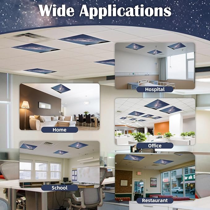 ANGSYLTH 2 x 2 Feet Fluorescent Light Covers - Image 5