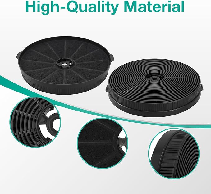 2 Pack CFK1-TM Range Hood Charcoal Filter Compatible - Image 3