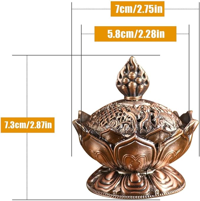 Aromatherapy Cone Stand – Garden Meditation Statue, Air Cleansing Figurine | - Image 7