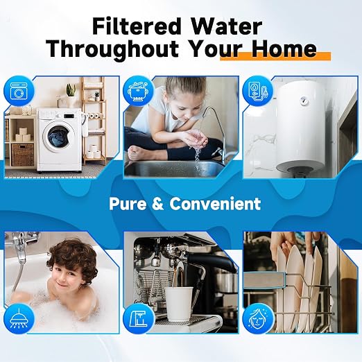 PUREPLUS Whole House Water Filtration System, 10″ × 4.5″ Housing, 1″ NPT - Image 7
