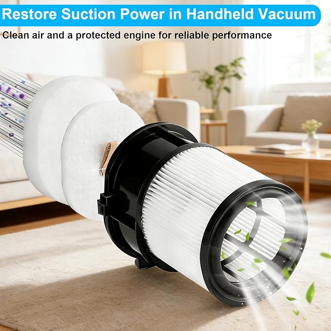 Filter for Shark IP3251 IP3253 IP3225 PowerDetect Clean & Empty Vacuum - Image 3