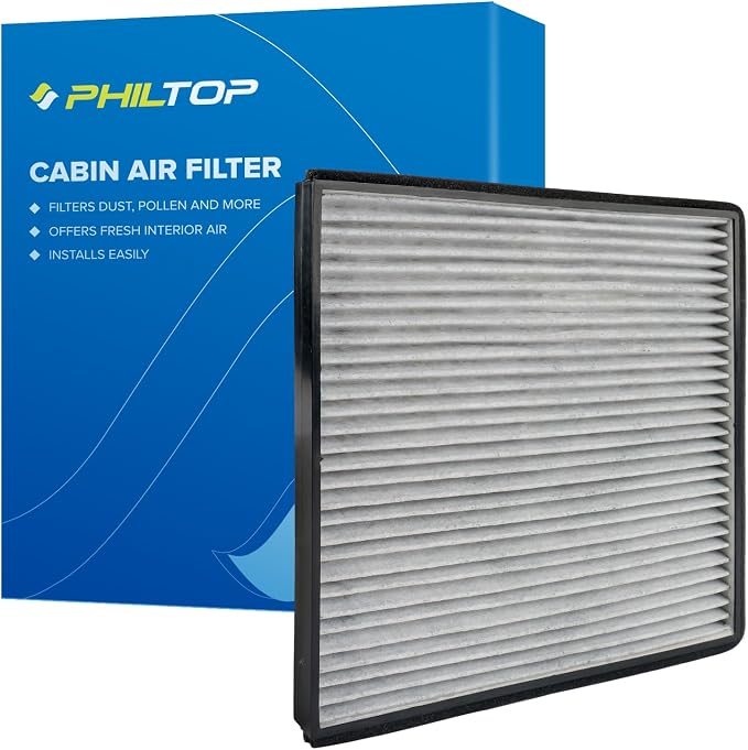 PHILTOP Cabin Air Filter w/Activated Carbon, Compatible by PHILTOP