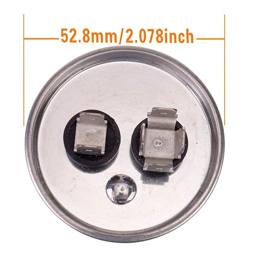 25 uF MFD ±5% 450 VAC CBB65 AC Motor and Fan Starting Round Capacitor - Image 3