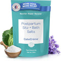 CaboCréme Postpartum Sitz + Bath Salts – 24oz – Postpartum Bath Soak for Perineal Care, Healing Tears, Swelling & Hemorrhoids – Dead Sea Salt with Magnesium – OB-GYN Created Recovery Essential
