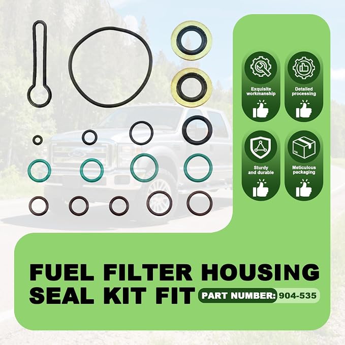Fuel Filter Housing Seal Kit Fit - Image 2