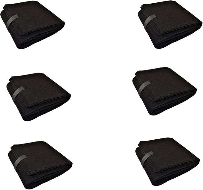 CFS – Pack of 6, Premium Cut-to-Fit Activated Carbon Pre-Filter Pad Compatible by CompleteFiltrationServices