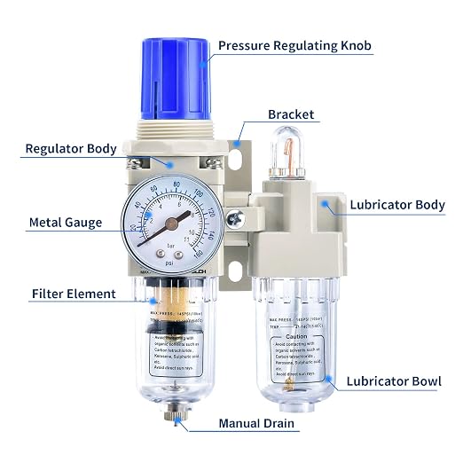 BLCH 1/4" NPT Air Compressor Water Separator - Image 6
