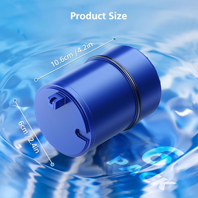 6 Pack RF9999 Faucet Mount Replacement Filter - Image 6