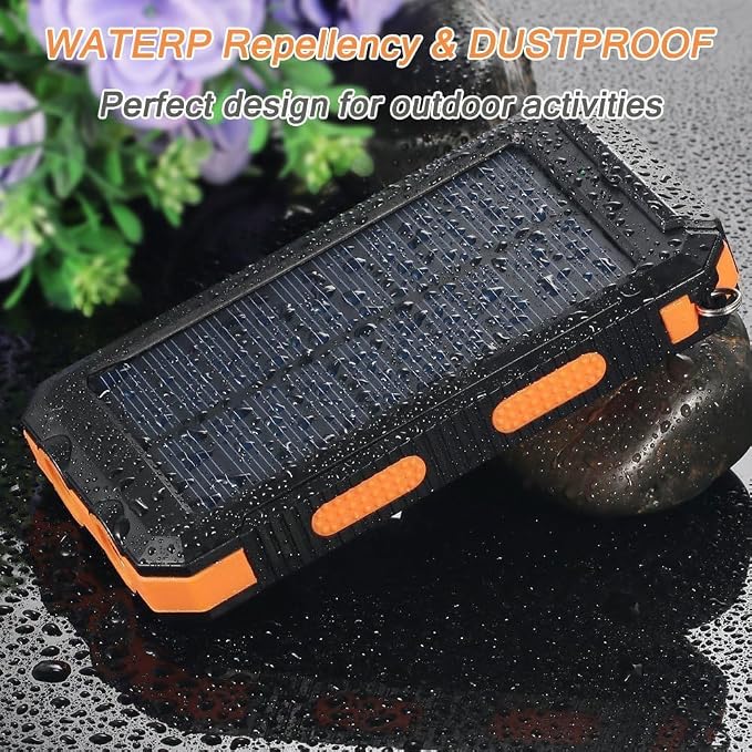Solar Charger, 38800mAh Portable Type-C Solar Power Bank - Image 3