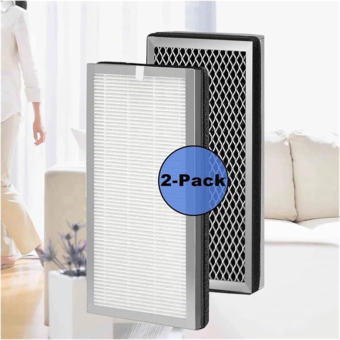 2/4 Pack True HEPA H13 And Activated Carbon 15 Replacement Filter，Compatible - Image 2
