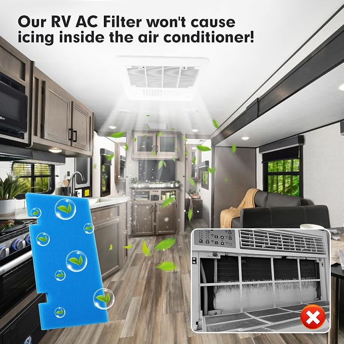6-PCS RV Air Conditioner Filter RV AC Replacement RV Air Filters 3313107.103 - Image 5