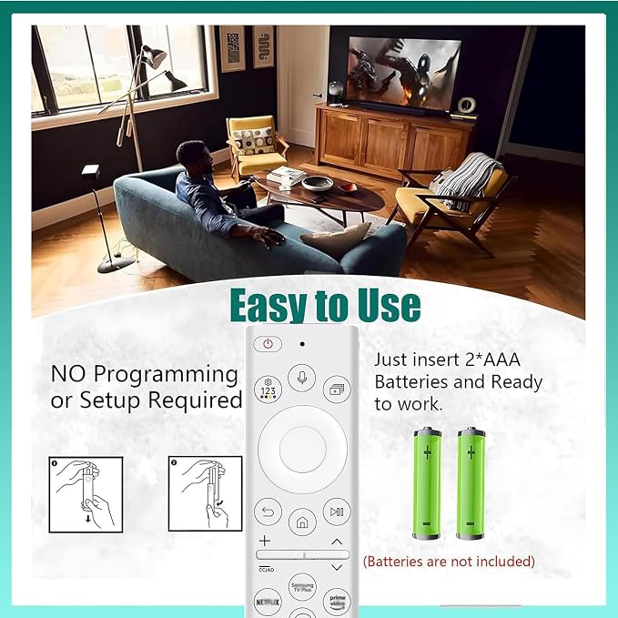 Voice Remote for Samsung TV Remote, BN59-01385A for 2019-2025 Samsung Frame - Image 5