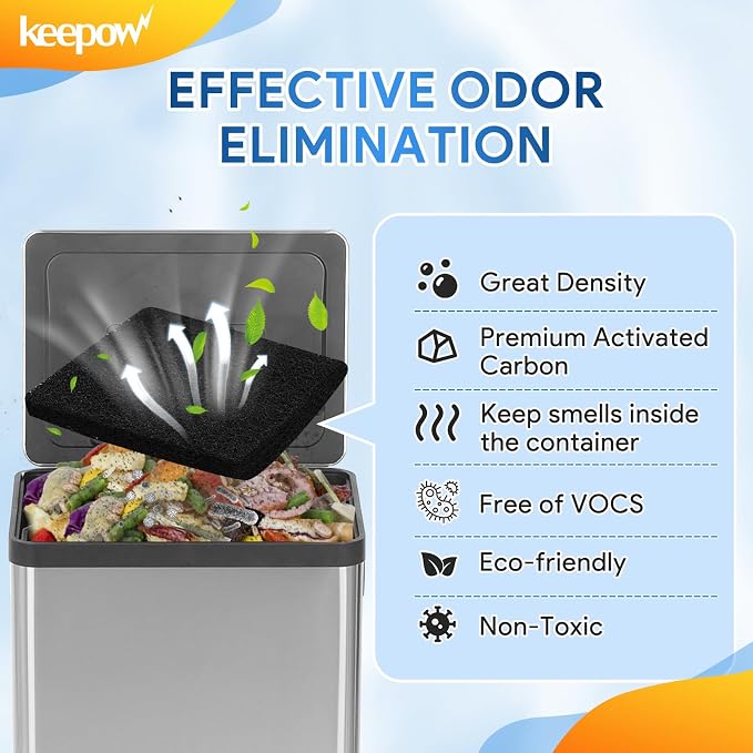 KEEPOW 8 Pack Trash Can Deodorizer Compatible - Image 7