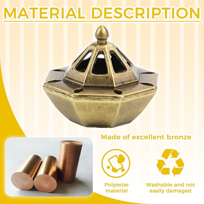 1 PCS Incense Burner Holder for Cones & Sticks, Spaceship Shape Incense Cone - Image 5