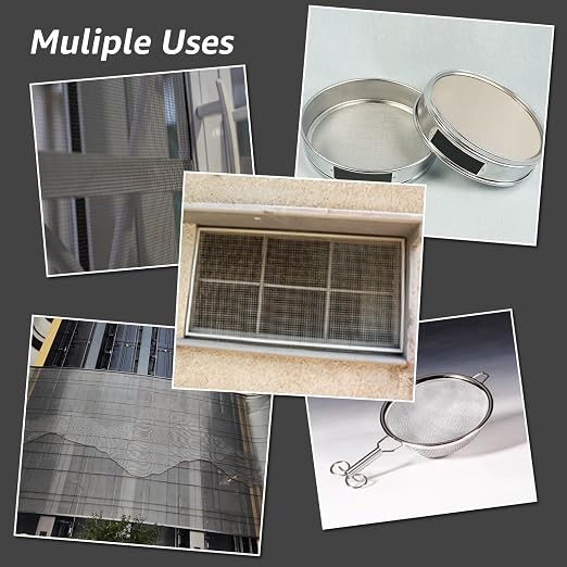 6 Pack 12x8 Inch Stainless Steel Wire Mesh Screen - Image 4