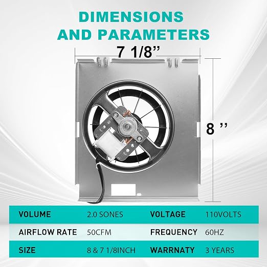 【Upgrade】 C350BN B Unit 50CFM Fan, Compatible - Image 5