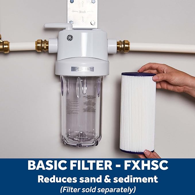 GE Whole House Water Filtration System, Rust & More, Install Kit & Accessories - Image 3