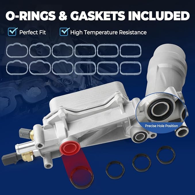 926-959 Upgrade Aluminum Engine Oil Cooler Oil Filter Housing - Image 8