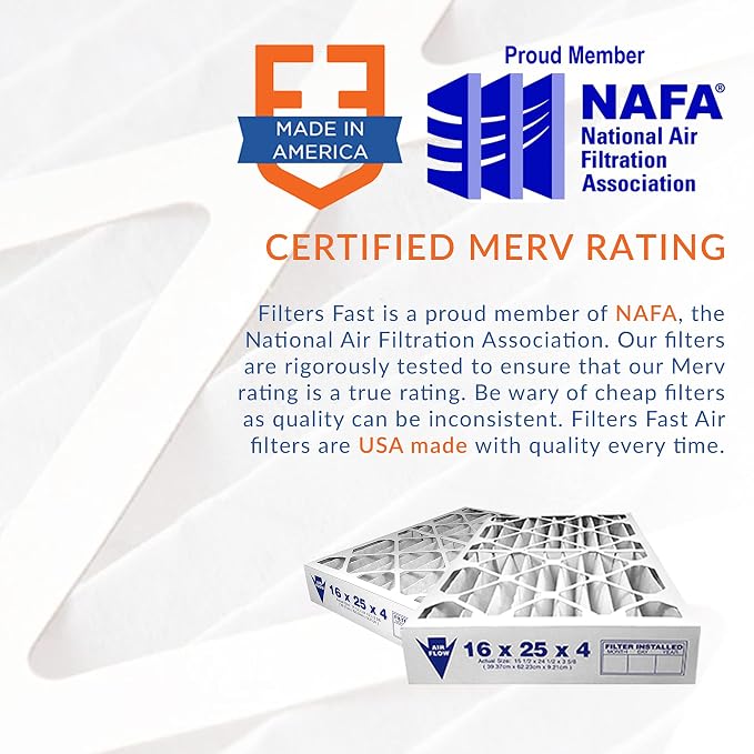 Filters Fast 15x20x2 Pleated Air Filter Merv 8, 2” AC Furnace Air Filters - Image 4