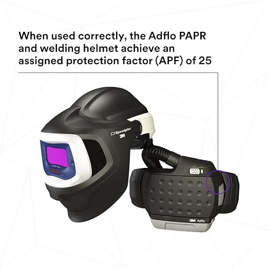 3M Adflo Powered Air Purifying Respirator HE System w 3M Speedglas Welding - Image 7