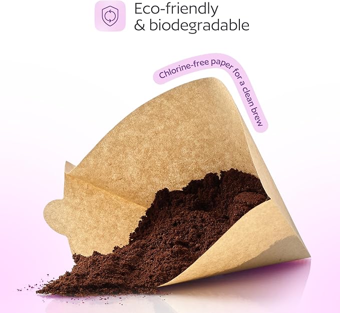 200 Count #4 Unbleached Paper Coffee Filters - Image 2