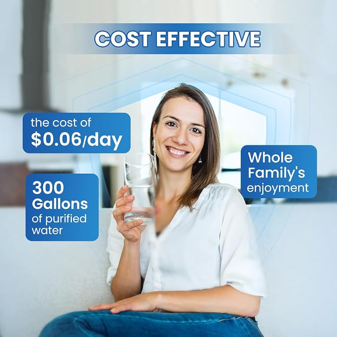 GOLDEN ICEPURE Refrigerator Water Filter Replacement - Image 6
