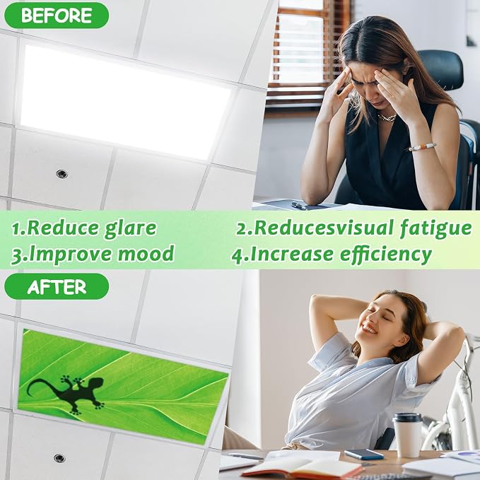8 Pcs Fluorescent Light Covers - Image 3