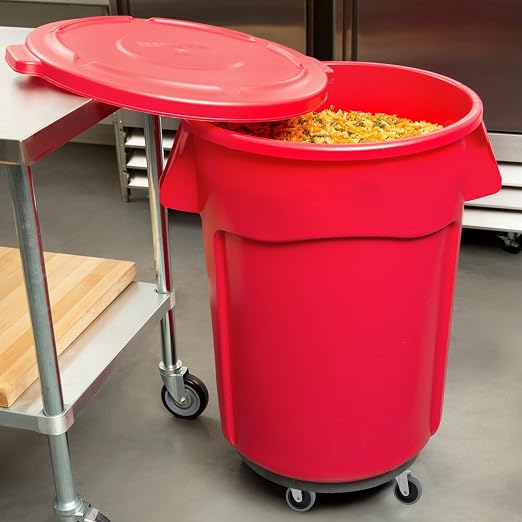 RILIDRI Replcament Casters for Brute Trash Bin Dolly Set of 10, 3-Inch Trash - Image 8