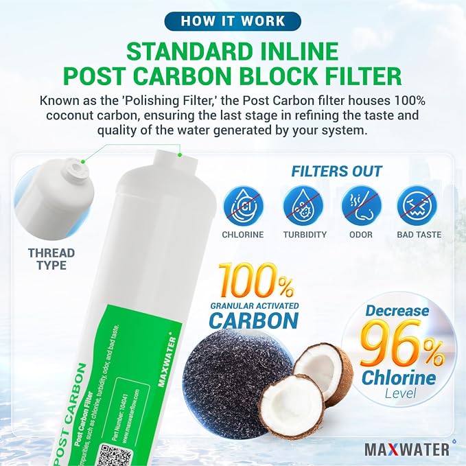 11 Stage Reverse Osmosis RO System replacement Filter Set 5 in1 Alkaline - Image 3