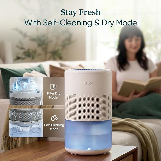 Levoit Evaporative Humidifiers for Bedroom, Superior Studio Smart | 4.5L - Image 4