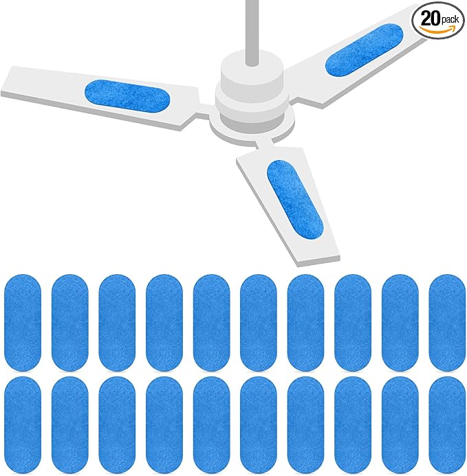 Tuanse 20 Pack Ceiling Fan Filters by Tuanse
