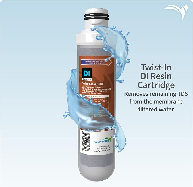 Aquatic Life Twist-In Reverse Osmosis Aquarium Water Filter Replacement - Image 4