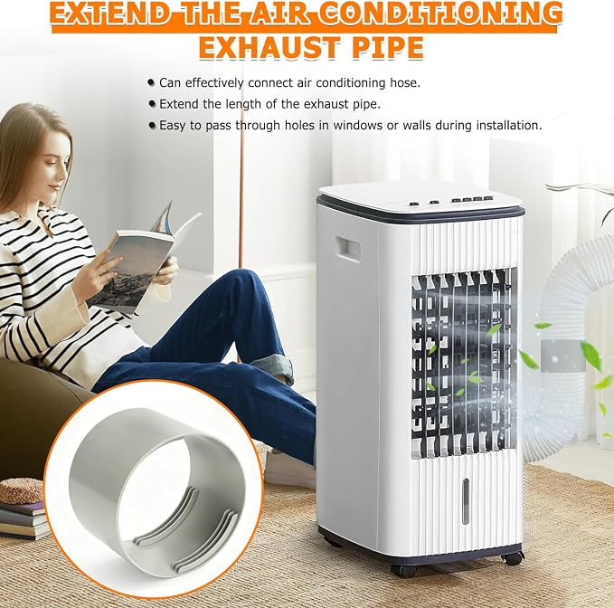 5.9 Inch Portable Air Conditioner Hose Extention Coupler, Universal Air - Image 6