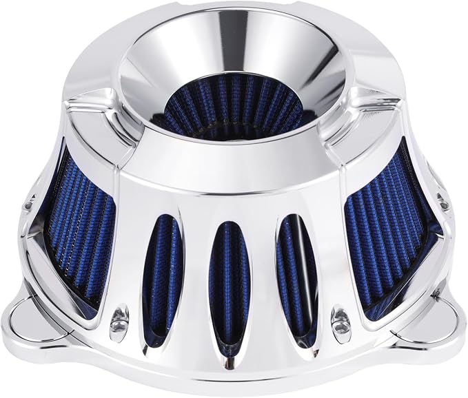 Motorcycle Air Filter Kit CNC Air Cleaner Intake Turbine System Fit - Image 6