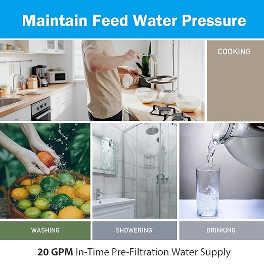 Frizzlife 40 & 100 Micron Spin Down Sediment Water Filter - Image 7