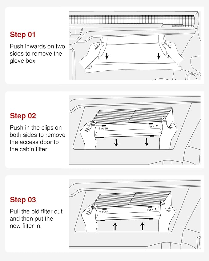 Puroma Cabin Air Filter with Activated Carbon, Replacement - Image 7
