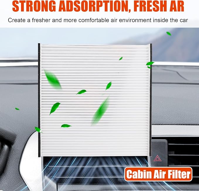 Engine and Cabin Air Filter 17801-20040 87139-33010 Replacement - Image 3