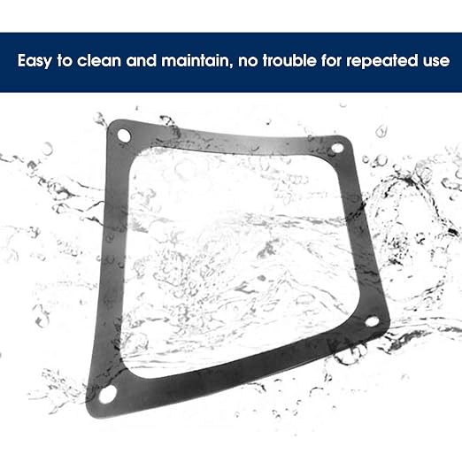 PC Cooler Fan Filter, 120 x 120mm PVC Magnetic Computer Mesh Frame Nylon Dust - Image 5