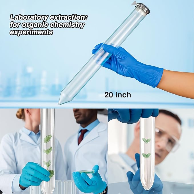 Chunful Glass Extractor Extraction Filter Tube 20" Long 50mm Diameter Thick and - Image 5