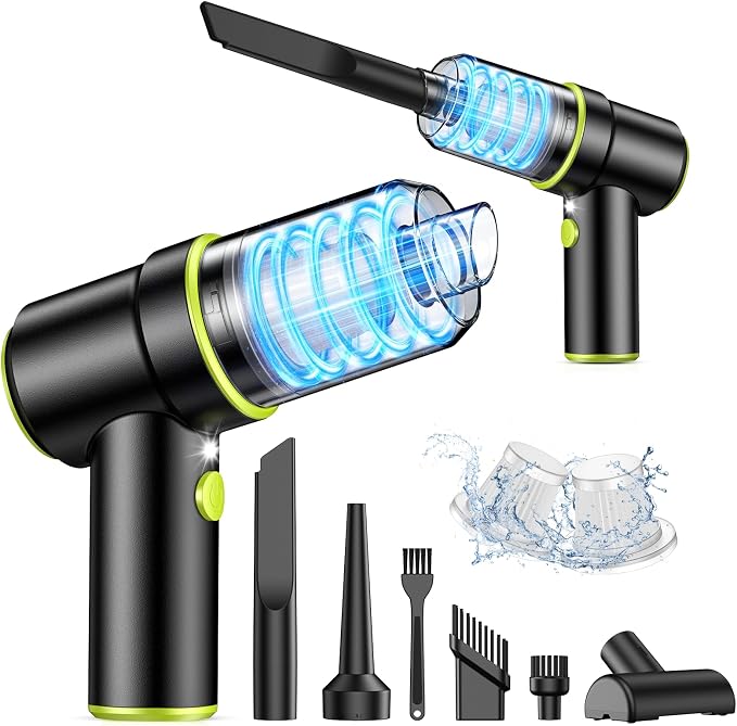 KMM Handheld Car Vacuum Cleaner, 9000PA Vacuum Cleaner & Air Duster, 120W High by KMM