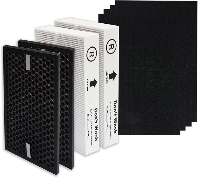 PUREBURG Replacement HEPA Filter Kit Compatible by PUREBURG-PureYourBreath